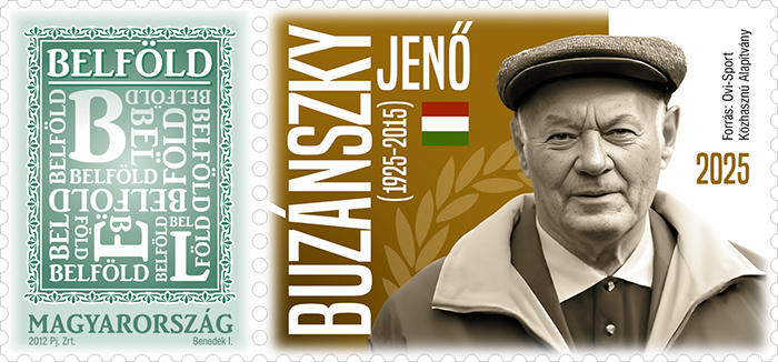 Buzánszky Jenő személyes bélyege