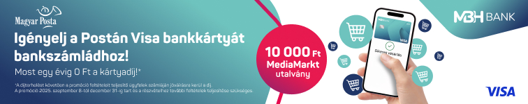 Igényelj a Postán Visa bankkártyát hirdetmény